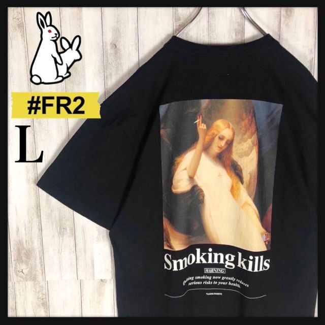 即完売モデル】FR2 天使 エンジェル スモーキングキルズ Tシャツ 希少