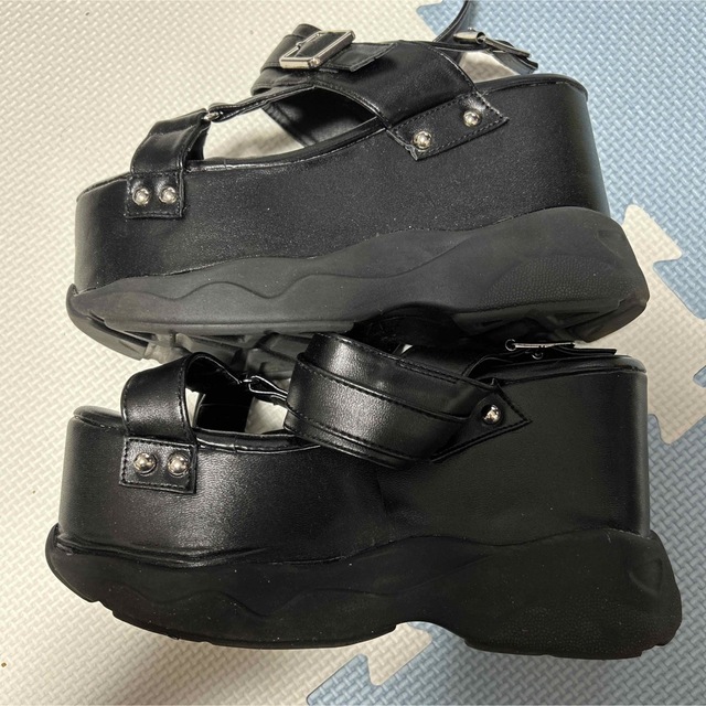 レザーメタルパーツベルト厚底サンダル GRL レディースの靴/シューズ(サンダル)の商品写真