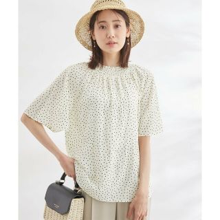 ロペピクニック(Rope' Picnic)の【ホワイト系（11）】洗える/シャーリングフリルフレアスリーブ(シャツ/ブラウス(長袖/七分))