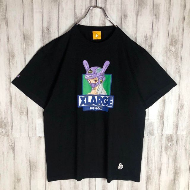 限定コラボ】FR2 XLARGE コラボ 色情兎 バイカーガール Tシャツ