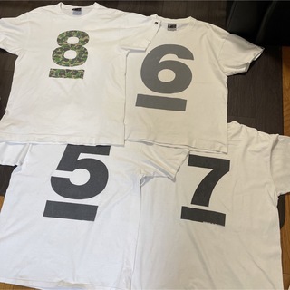 A BATHING APE - Nowhere創設記念T-shirt5.6.7.8周期年記念T4枚セット！