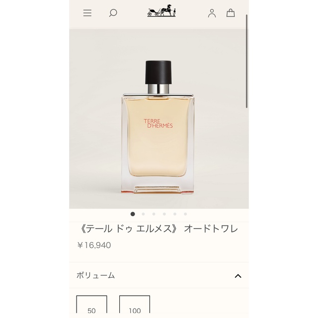 新品 エルメス テールドゥエルメス 100ml メンズ香水