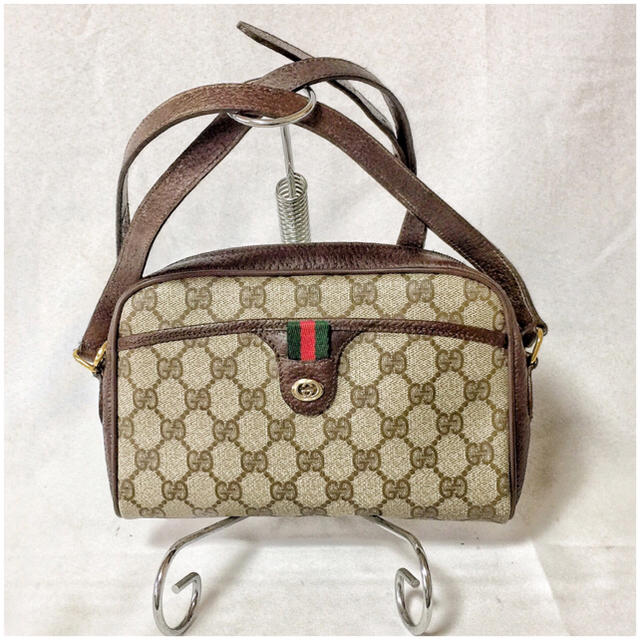 Gucci(グッチ)の美品 オールド GUCCI ミニ シェリーWG ショルダー バッグ レディースのバッグ(ショルダーバッグ)の商品写真