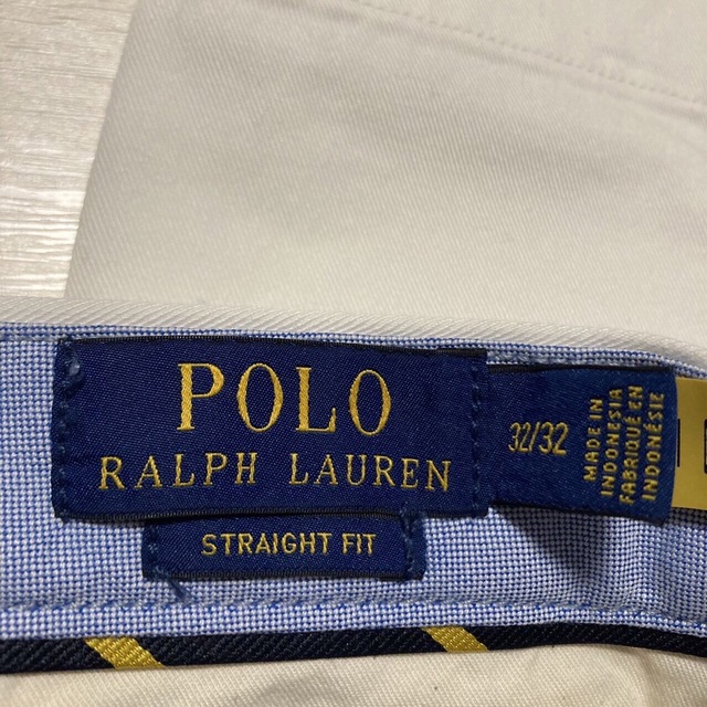 POLO RALPH LAUREN(ポロラルフローレン)の新品　POLO RALPHLAUREN チノパン　32/32 白　ラルフローレン メンズのパンツ(チノパン)の商品写真