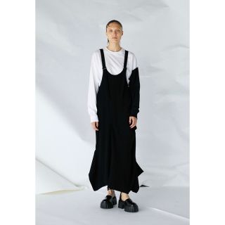 ENFOLD ダブルサテン サロペットDRESS | escolalf.com.br