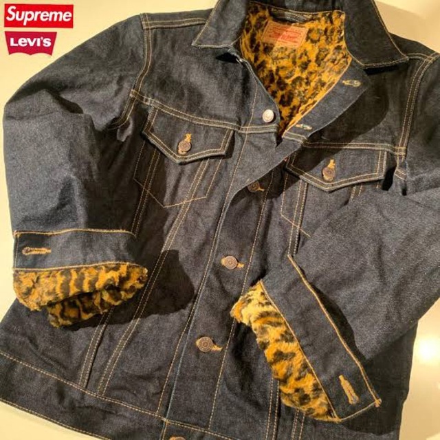 Supreme - supreme2012リーバイスレオパードデニムJK/Levi's！Lの通販