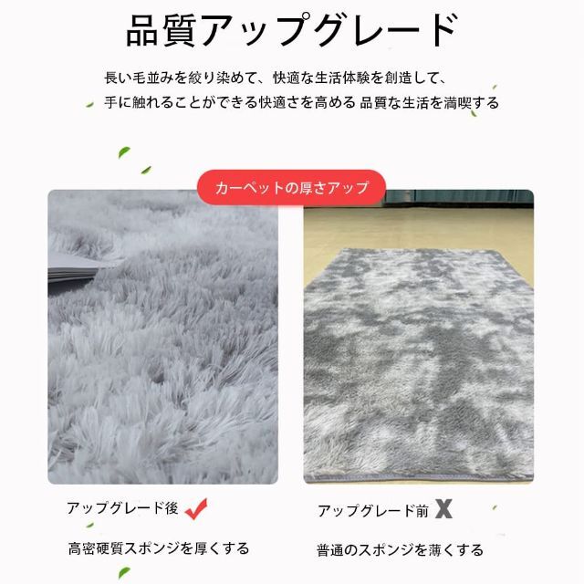 【色: 紺】Youmechi カーペット １畳 ラグ 洗える ラグマット 120 1