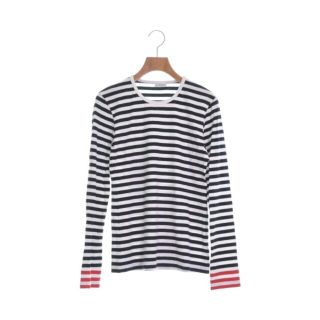 マリメッコ(marimekko)のmarimekko マリメッコ Tシャツ・カットソー S 黒x白(ボーダー) 【古着】【中古】(カットソー(半袖/袖なし))