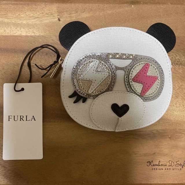 FURLA コインケース　パンダ柄 | フリマアプリ ラクマ