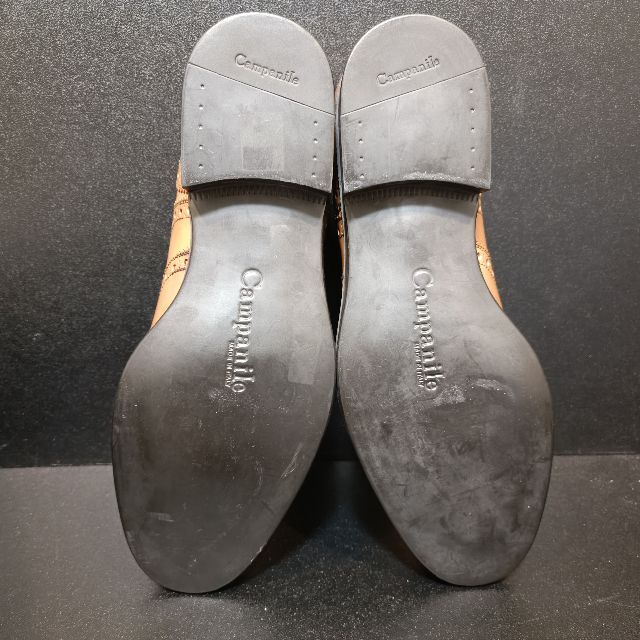CAMPANILE(カンパニーレ)のカンパニーレ (Campanile) イタリア製革靴 茶 9.5 メンズの靴/シューズ(ドレス/ビジネス)の商品写真