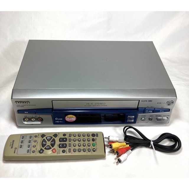 【整備済】AIWA HR-FR80ビデオデッキ VHS アイワ