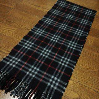 バーバリー(BURBERRY)の137美品　バーバリー　BURBERRY　カシミヤ　マフラー　ノバチェック(マフラー/ショール)