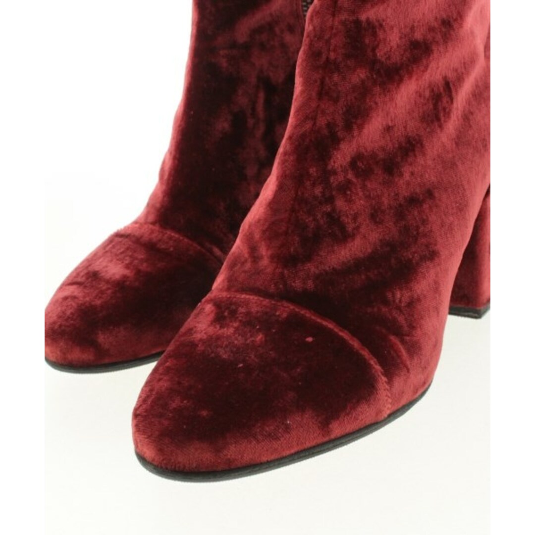 安心 保証 DRIES VAN NOTEN ブーツ 35 1/2(22cm位) 赤系 - 通販