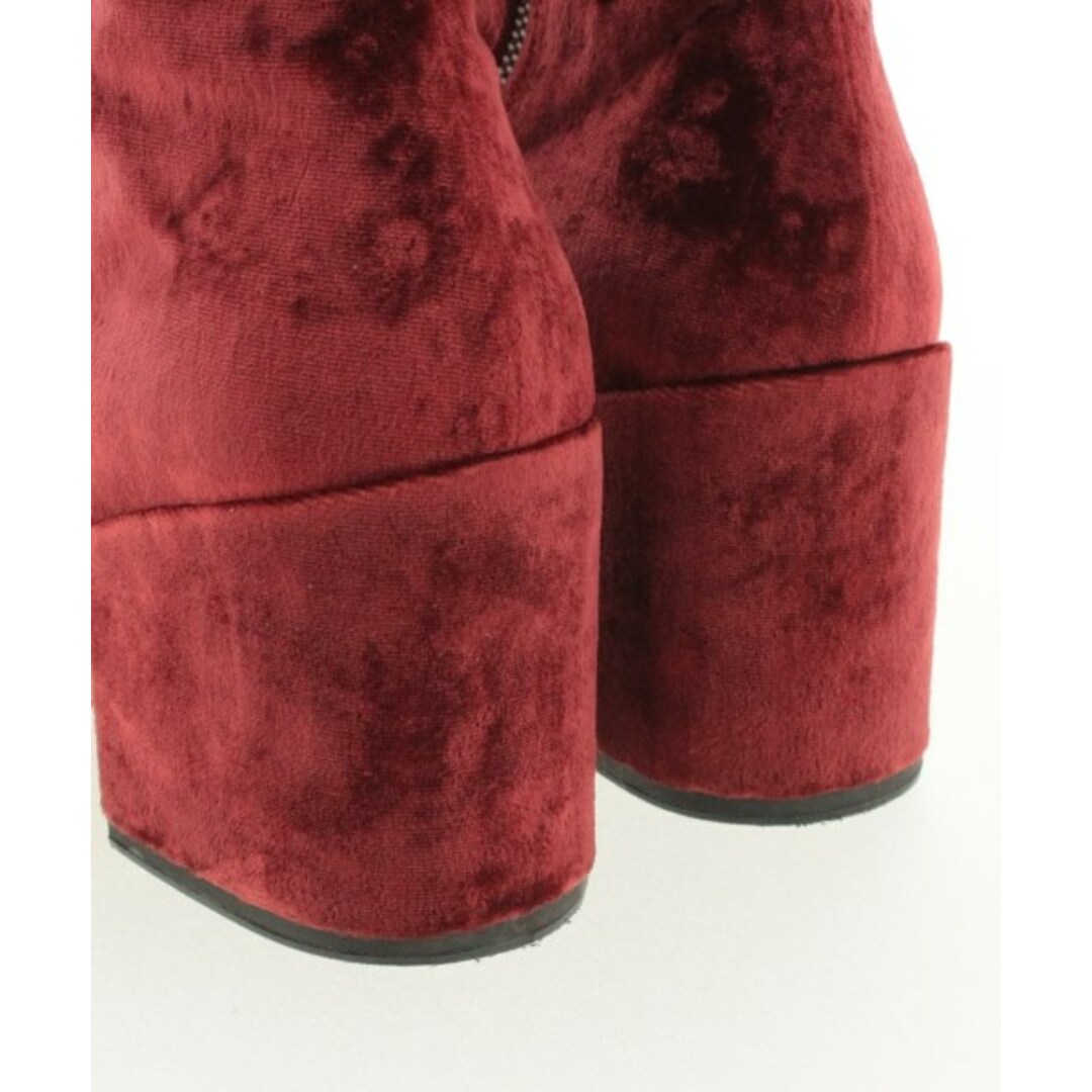 DRIES VAN NOTEN ブーツ 35 1/2(22cm位) 赤系 【古着】【中古】 DRIES VAN NOTEN ブーツ 35 1/2(22cm位) 赤系 【古着】【中古】