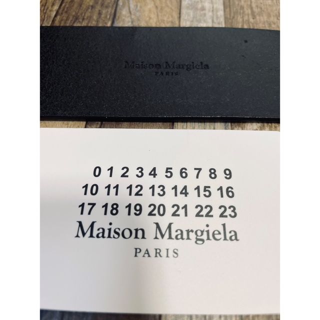 MAISON MARGIELA(メゾンマルジェラ)ブラック 4ステッチ ベルトL