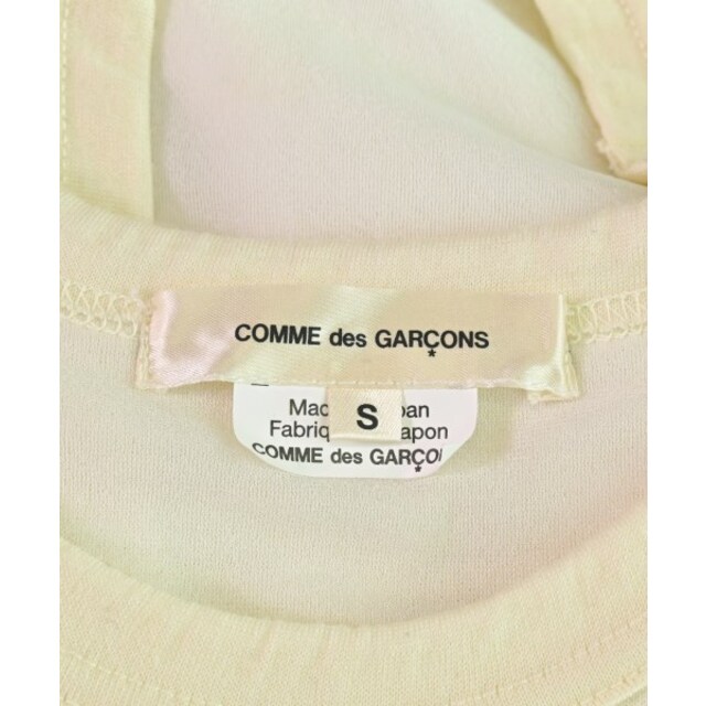 COMME des GARCONS(コムデギャルソン)のCOMME des GARCONS Tシャツ・カットソー S アイボリー系 【古着】【中古】 レディースのトップス(カットソー(半袖/袖なし))の商品写真