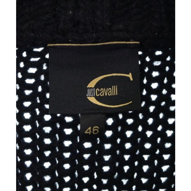 Just Cavalli(ジャストカヴァリ)のJUST cavalli ジャストカバリ カーディガン 46(M位) 黒 【古着】【中古】 レディースのトップス(カーディガン)の商品写真