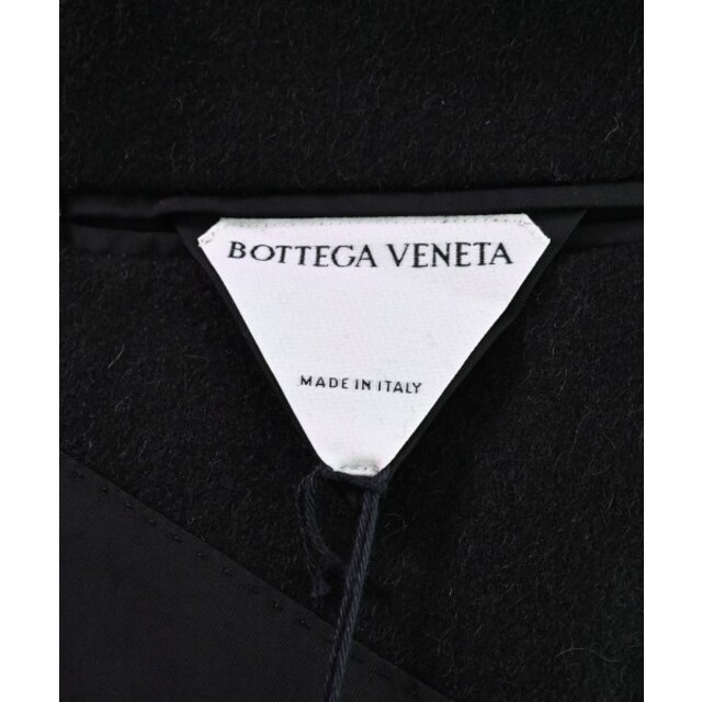 Bottega Veneta(ボッテガヴェネタ)のBOTTEGA VENETA ボッテガベネタ チェスターコート 44(S位) 黒 【古着】【中古】 メンズのジャケット/アウター(チェスターコート)の商品写真