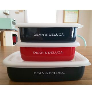 ディーンアンドデルーカ(DEAN & DELUCA)のDEAN&DELUCA ホーローコンテナ 3点セット(容器)