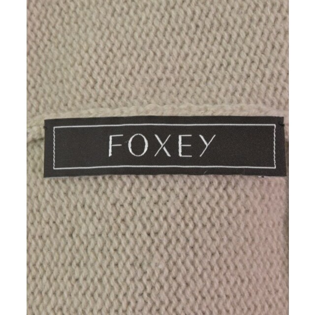 FOXEY(フォクシー)のFOXEY フォクシー ニット・セーター 38(M位) ベージュ 【古着】【中古】 レディースのトップス(ニット/セーター)の商品写真