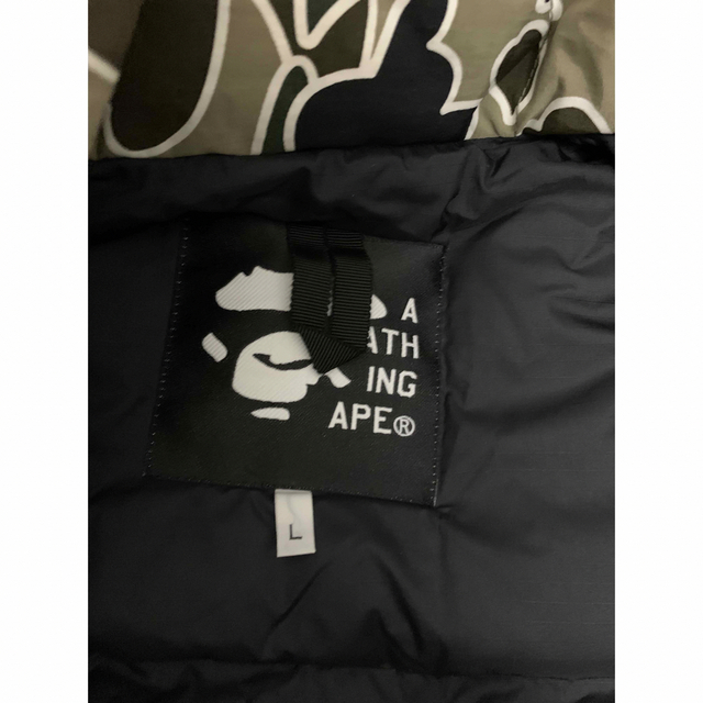 A BATHING APE - 超レアL!初期 BAPEスターカモスノボダウン A BATHING APE - 超レアL!初期 BAPEスターカモスノボダウン