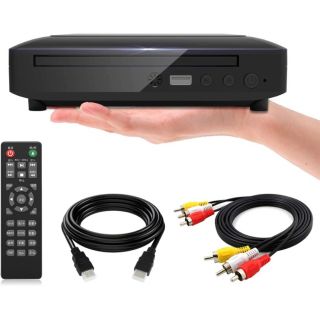 ミニDVDプレーヤー 1080Pサポート DVD/CD再生専用モデル HDMI(DVDプレーヤー)