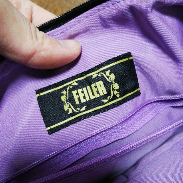 18超美品　フェイラー　FEILER　ショルダーバッグ　2way　花柄　斜めがけ 6