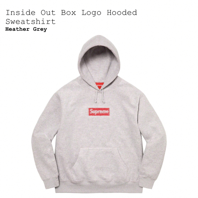 パーカーSupreme Inside Out Box Logo Hooded