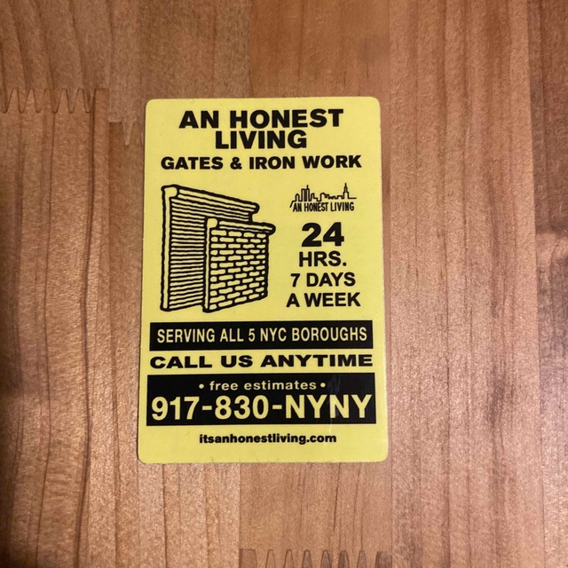 AN HONEST LIVING MTA CHAMPION CREWNECK M