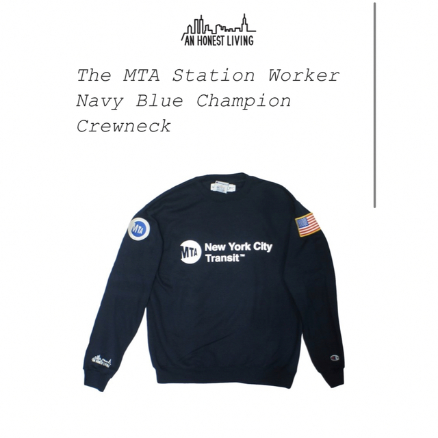 AN HONEST LIVING MTA CHAMPION CREWNECK M