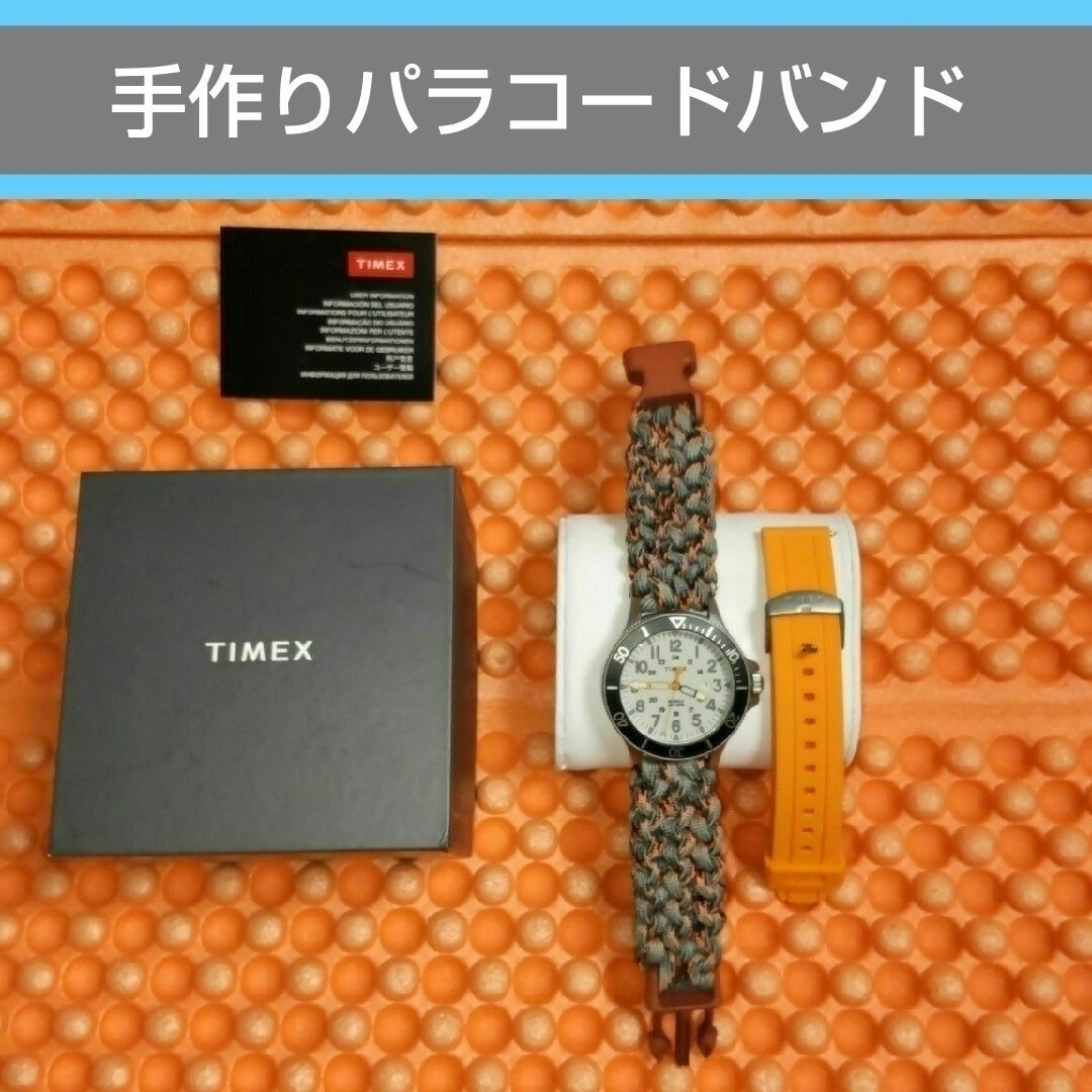 TIMEX(タイメックス)の【 DIYパラコード時計 バンド】 タイメックス パラコード時計 メンズの時計(腕時計(アナログ))の商品写真