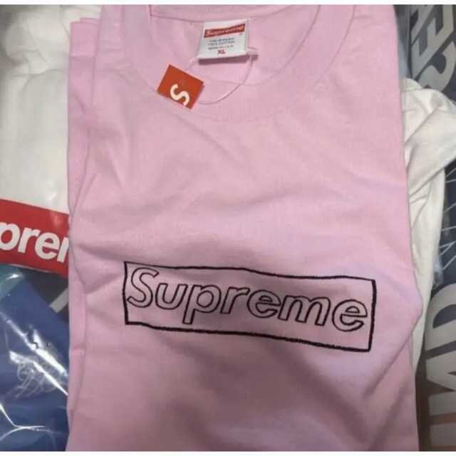 Supreme - XL supreme KAWS Chalk Logo Tee カウズ チョークの通販 by