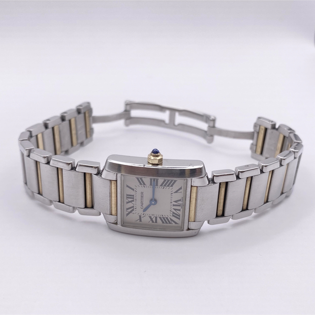 Cartier(カルティエ)のカルティエ　タンクフランセーズ　SM コンビ　レディース腕時計　Cartier  レディースのファッション小物(腕時計)の商品写真