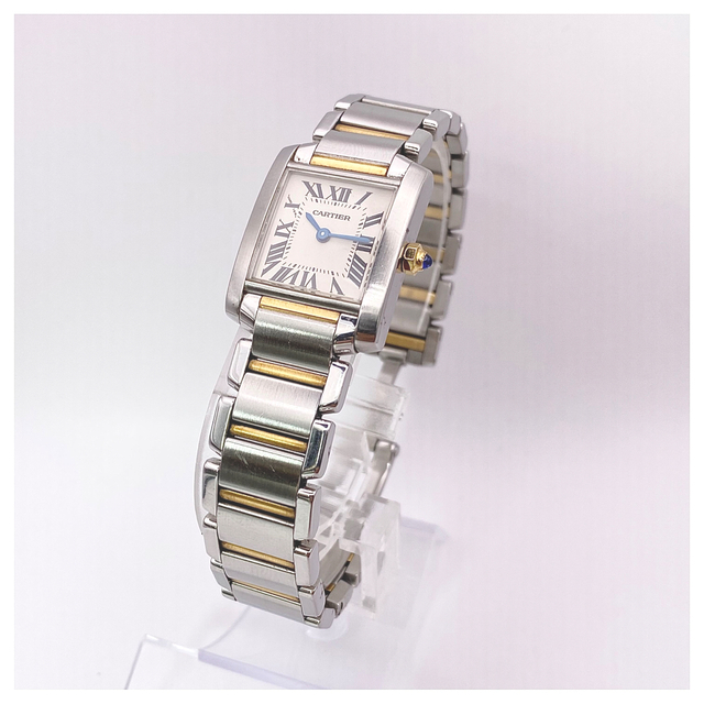 Cartier(カルティエ)のカルティエ　タンクフランセーズ　SM コンビ　レディース腕時計　Cartier  レディースのファッション小物(腕時計)の商品写真