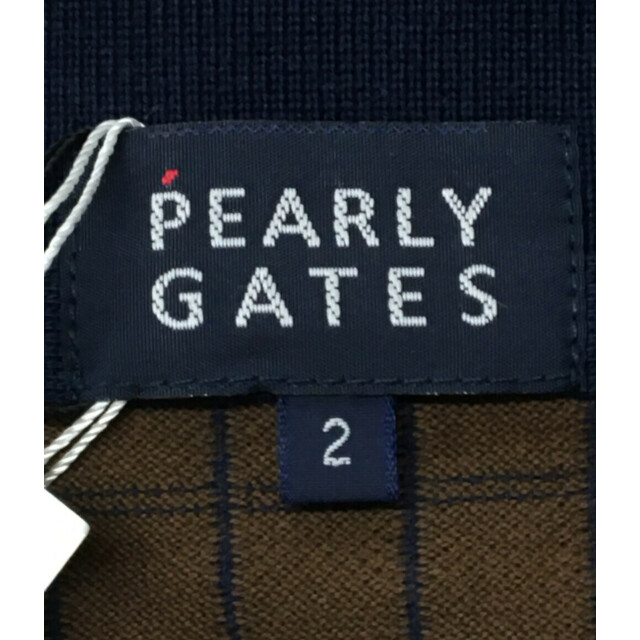 PEARLY GATES(パーリーゲイツ)のパーリーゲイツ PEARLY GATES 長袖ポロシャツ    メンズ 2 メンズのトップス(ポロシャツ)の商品写真