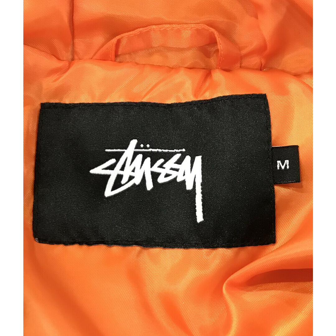 ステューシー STUSSY フライトジャケット オリーブ×オレンジ メンズ M