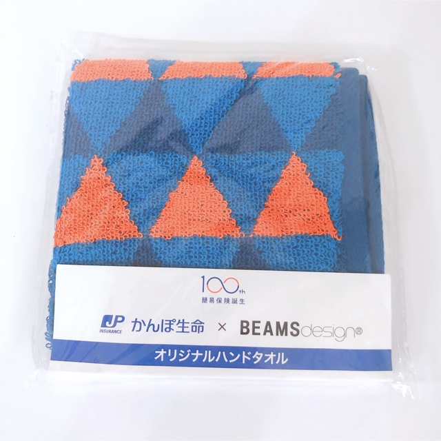 BEAMS(ビームス)のBEAMS design  ×  かんぽ生命　オリジナル  ハンカチタオル メンズのファッション小物(ハンカチ/ポケットチーフ)の商品写真