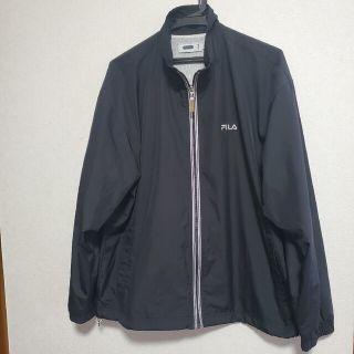 フィラ(FILA)のFILA　メンズ　ウィンドブレーカー　黒(トレーニング用品)