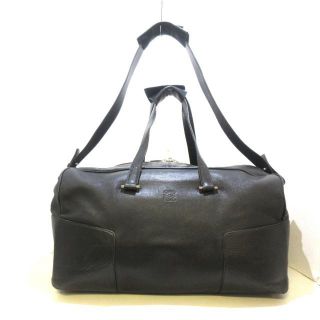 ロエベ(LOEWE)のLOEWE(ロエベ) ボストンバッグ - 黒 レザー(ボストンバッグ)