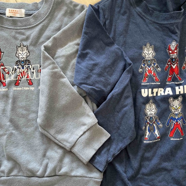 BANDAI(バンダイ)の【値下げ】ウルトラマン　トレーナーロングTシャツ キッズ/ベビー/マタニティのキッズ服男の子用(90cm~)(Tシャツ/カットソー)の商品写真