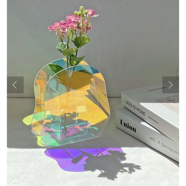 Lattice ラティス アクリル 花瓶 フラワーベース オーロラカラー インテリア/住まい/日用品のインテリア小物(花瓶)の商品写真