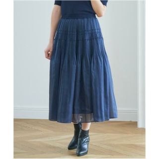 ANAYI プリーツティアードドッキングニットワンピース www