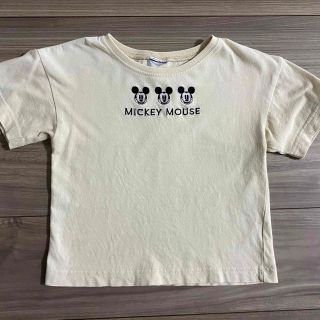 100cm ミッキー　Tシャツ(Tシャツ/カットソー)