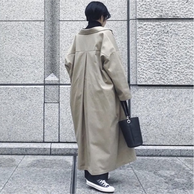 Wide volume spring coat RIM.ARK　ブラック　コート