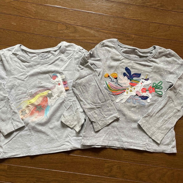 最終値下げ ネクストベイビー NEXTBABY フラワーTシャツ 110 美品 4歳 5歳