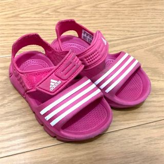 アディダス(adidas)のアディダス　キッズ　サンダル　ピンク　adidas 13(サンダル)