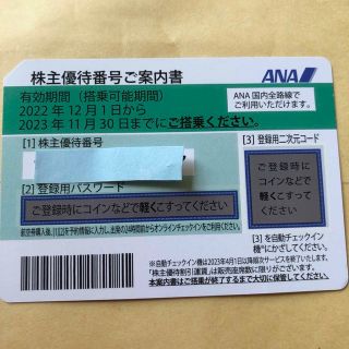 エーエヌエー(ゼンニッポンクウユ)(ANA(全日本空輸))のANA 株式優待 搭乗券 ＋ANAグルーブ優待券6枚(その他)