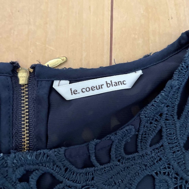 le.coeur blanc(ルクールブラン)のノースリーブシャツ レディースのトップス(シャツ/ブラウス(半袖/袖なし))の商品写真