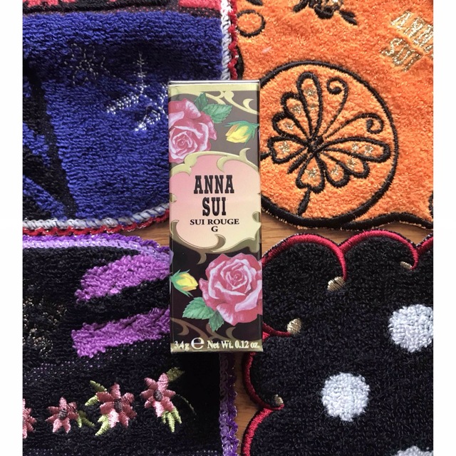 ★【新品タグ付】★【ANNA SUI：アナスイ】◆ルージュ♪ハンカチ4点◆