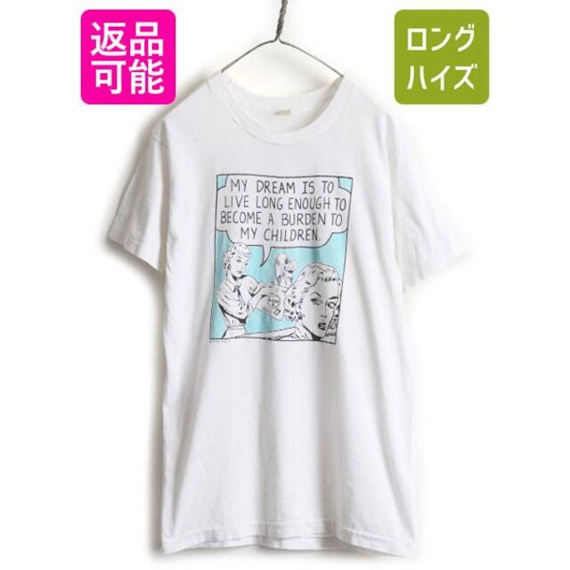 80s USA製 リキテンスタイン ポップ アート プリント 半袖 Tシャツ L